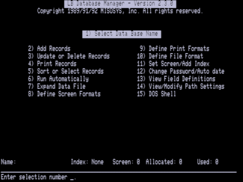 Screen shot